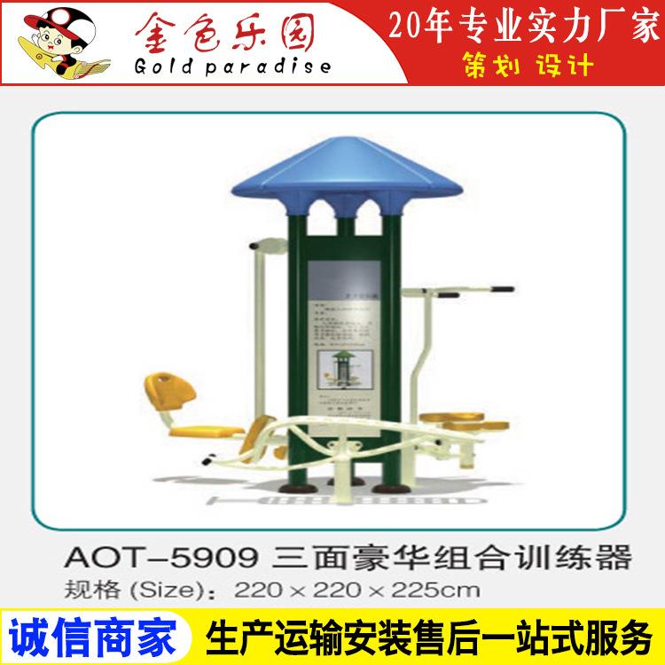 AOT5909健身器材豪华双人组合训练器/户外小区健身器材/游乐设施