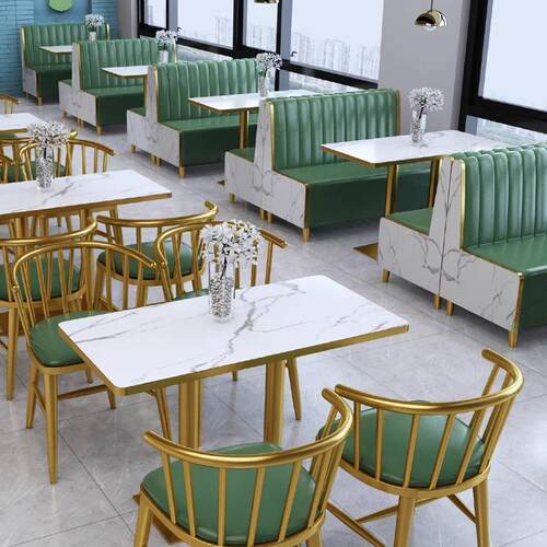 网红奶茶店卡座桌椅组合面馆汉堡甜品咖啡西餐厅卡座沙发桌椅轻奢