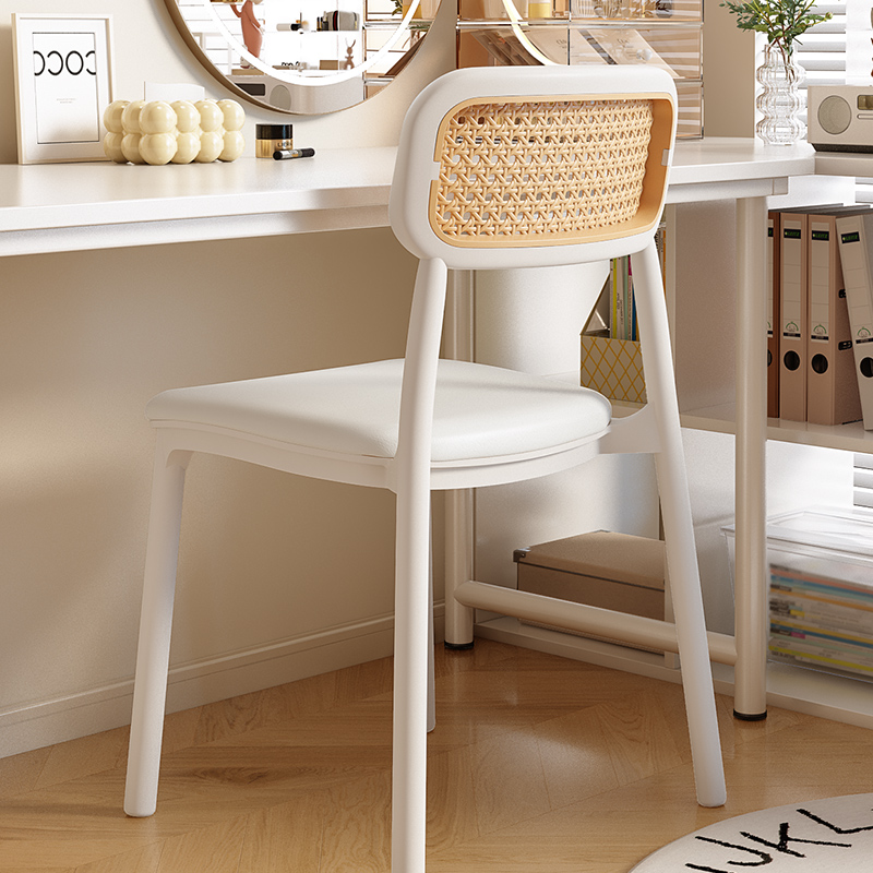 化妆椅家用女生卧室梳妆台椅子大学生宿舍靠背椅轻奢高级美甲凳子