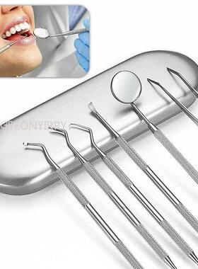 Dental Mirror Sickle Tartar Scaler Teeth Pick Spatula Dental