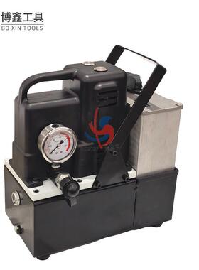 上正24V/36V/48V小型液压电动泵70mpa超高压单油路便携式电动泵