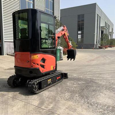 道路边沟清理小型挖机 出口荷兰迷你挖掘机 小区绿化改造挖掘机