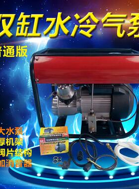 自带水箱30mpa高压水冷打气机油水分离空气压缩机高压气泵110/220
