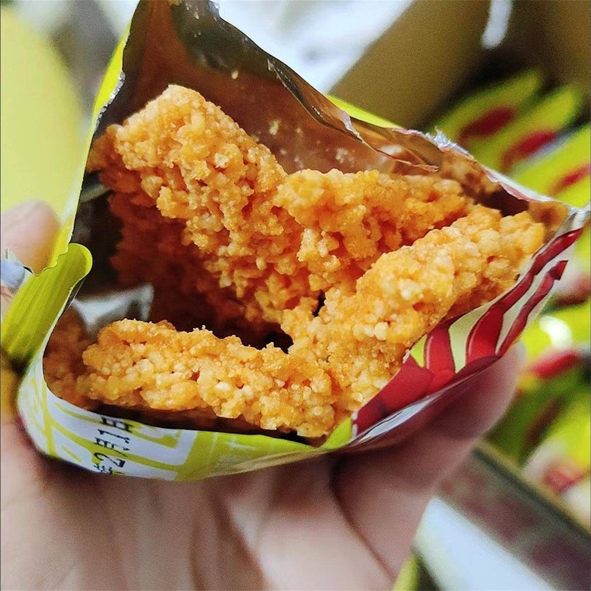 现货佳食佳蟹香蛋黄糯米锅巴农家大米香酥锅巴安徽特产休闲 零食