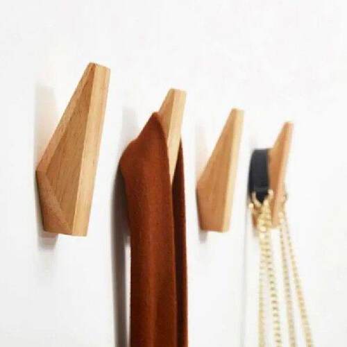 Creative Japanese Oak Hook Wall Coat Wooden Hook Clothes
