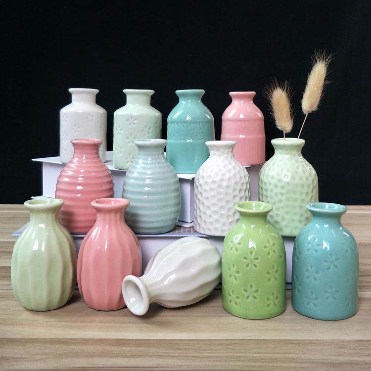 陶瓷花瓶工艺品香薰瓶创意家居摆件饰品欧式简约现代厂家迷你