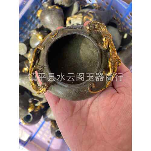 SDR001仿古铜器件复大古仿青铜器貔烟灰貅缸绿绣笔洗工艺杂品家居