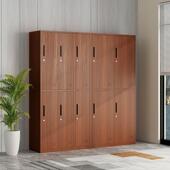 柜泳馆健身房游 00物柜鞋 木纹理钢更衣制柜六门员工宿舍衣储FL