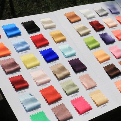 真丝素卡绉缎现货色96色+新增卡97~122（ARL注：单色位/米代表/本
