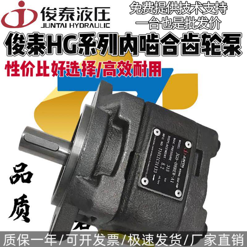 俊泰JG0-08REW-A1内啮合齿轮泵HG01-20-32-10-63高压伺服低噪油泵
