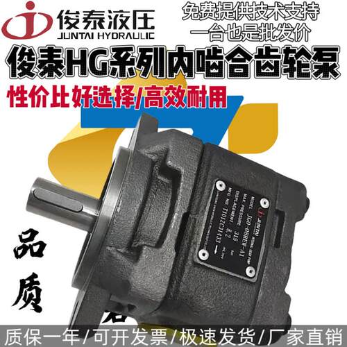 俊泰JG0-08REW-A1内啮合齿轮泵HG01-20-32-10-63高压伺服低噪油泵