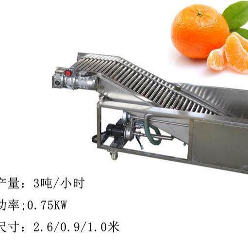 厂家直销果蔬气泡清洗设备脐橙浸泡水洗机水果清洗池果蔬加工设备