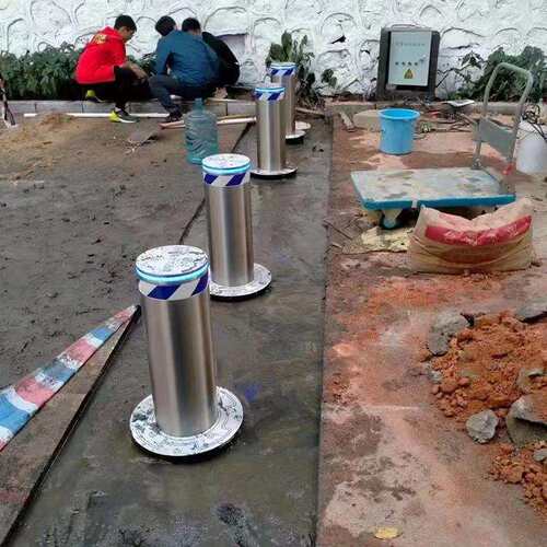 厂家直供升降柱液压不锈钢升降路桩液压防撞路障
