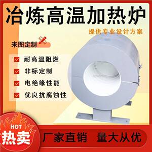 1200℃陶瓷纤维带外壳冶炼高温加热炉工业作业用电阻丝加热炉