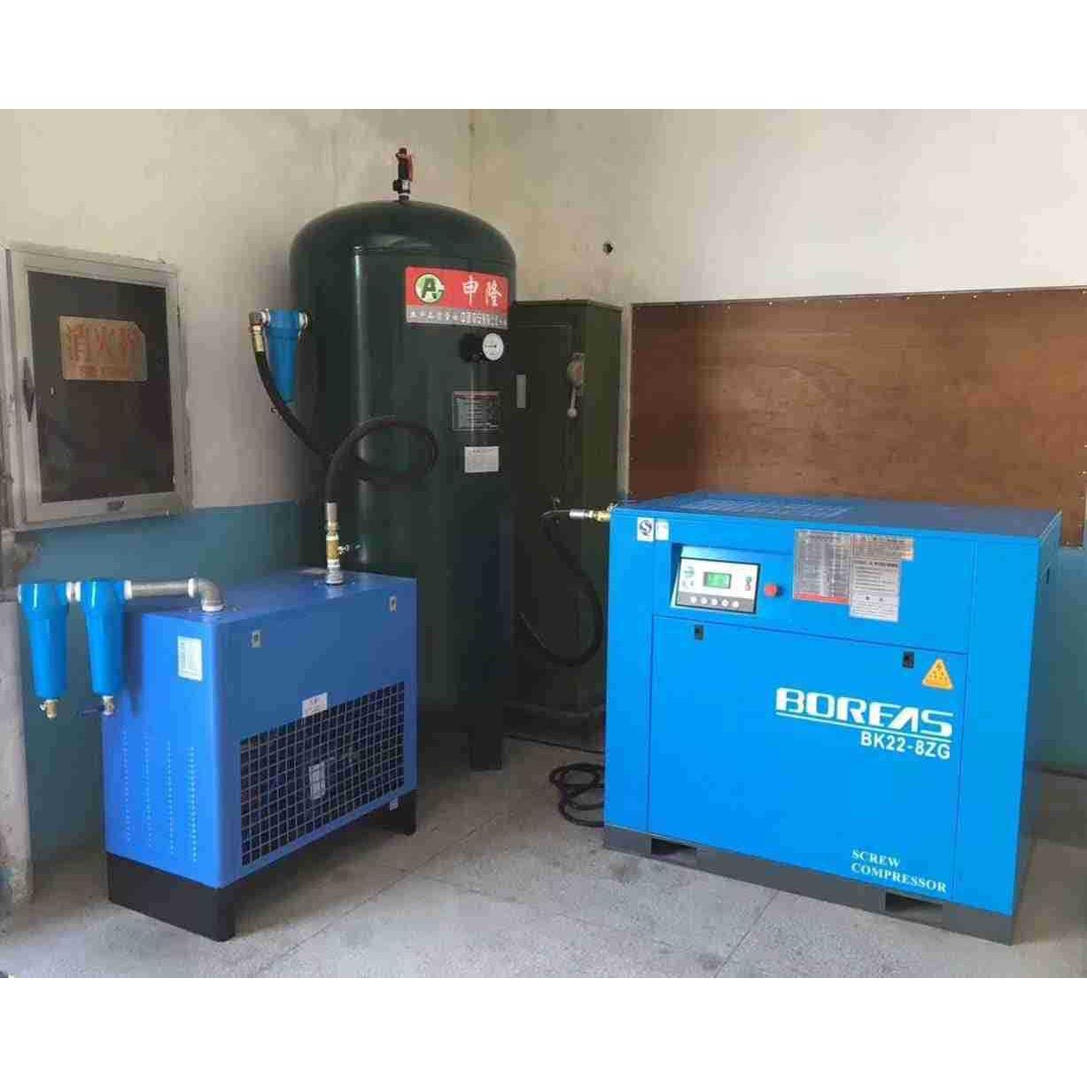 开山压B22-8Z空G机全套含冷干K无品牌/机过滤器储气罐