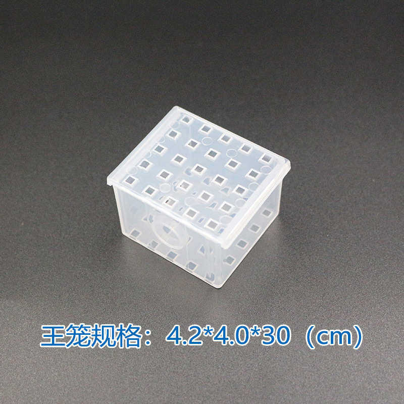 蜂王王囚器蜂王笼器控储塑料盒蜂笼王介关王 蜜 具王王存储