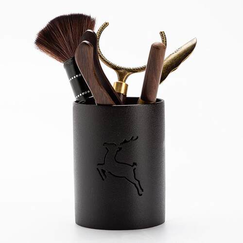 黑檀木茶道勺茶针6工具套装功夫件套君子泡茶六夹茶具配件君子茶