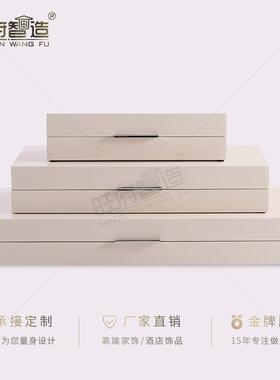 样板房酒店家居软装卧室化妆台样板间装饰摆饰带扣首饰收纳盒