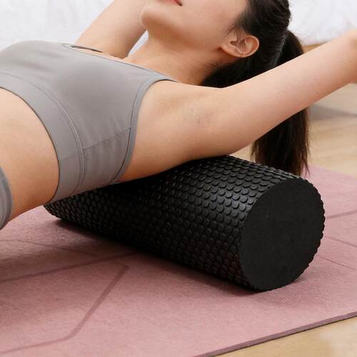 Fitness and body shaping massage roller, yoga column made of