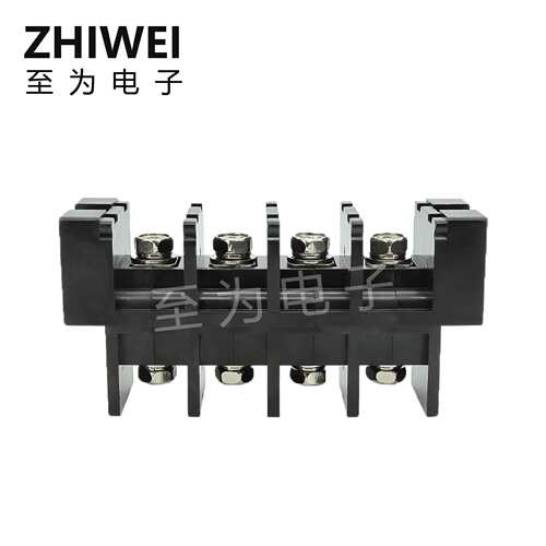 贯通式接线端子栅栏式接线柱新能源储能穿墙接线端子排大电流200A