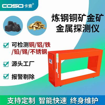 工业级在线金属检测仪器炼钢铜矿铝矿热电厂电煤输送金属探测机