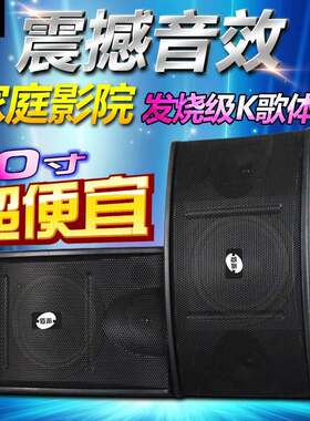 佰声10寸8寸卡包超重低音音箱家庭影院KTV专业演出发烧级国产音响