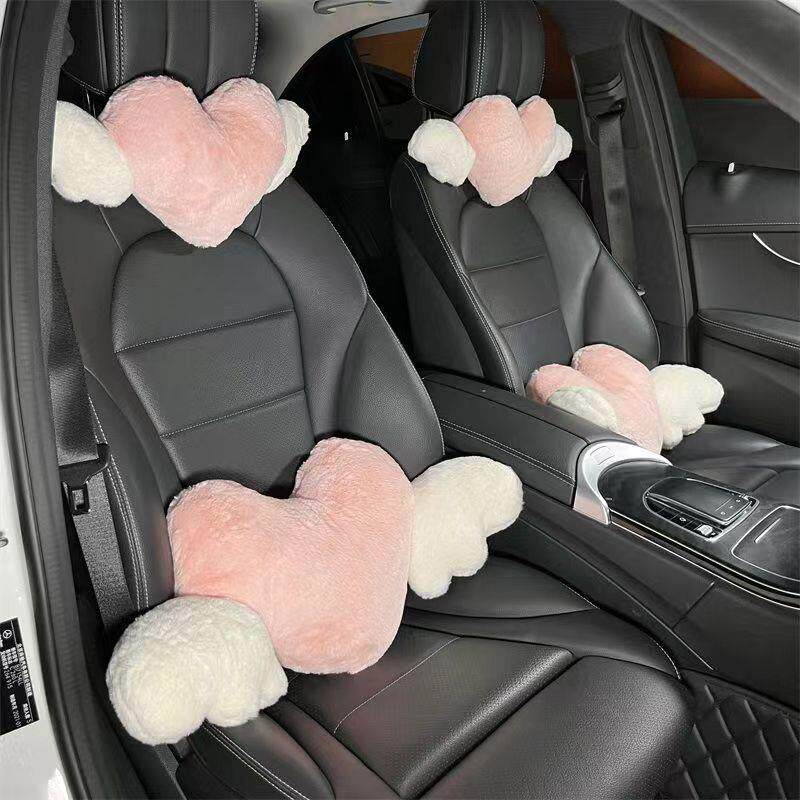 汽车头枕车用护颈枕可爱车载座椅腰靠垫车内靠枕小枕头一对女