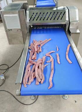 义康牌 鲜肉滚刀切条机  奶棒切段机  猪大肠牛肠切段机