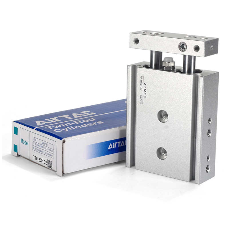 全新AirTAC亚德客双轴双杆气缸TR25X10X20X25X50X75X100X125S