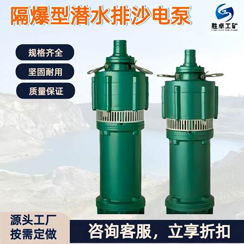 隔爆型潜水排沙排污泵 BQS系列不锈钢潜水泵 隔爆型潜水排沙电泵