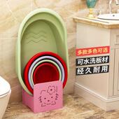 脸盆架浴室置物架化妆室洗手间厕所塑料收纳层架子彩色儿童落地家