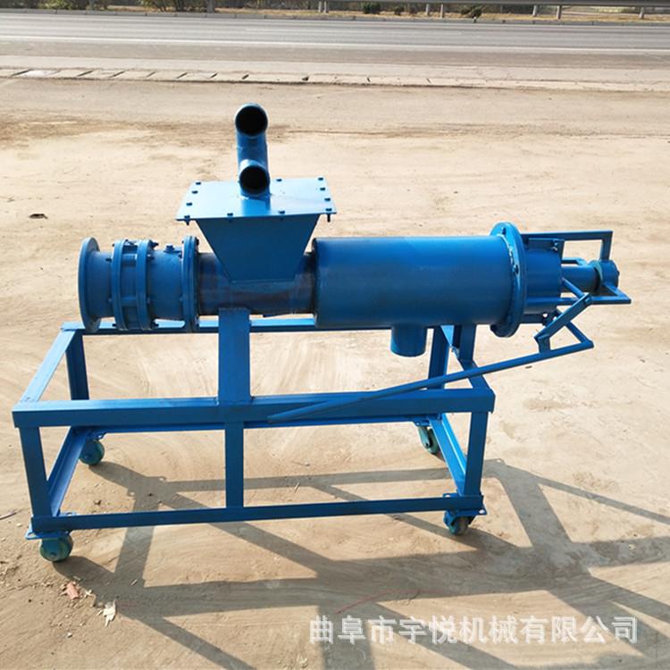 猪粪便干分离机BRX斜筛式螺湿粪旋式挤水机养殖场粪污脱水机