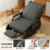 [Cat Scratch Leather + Solid Wood Feet]Gray + Black + with Foot Pedal + Storage Bag Included