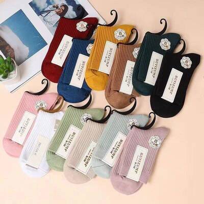 Always Mid Calf Socks Blisters 5 Versatile Colors Spring