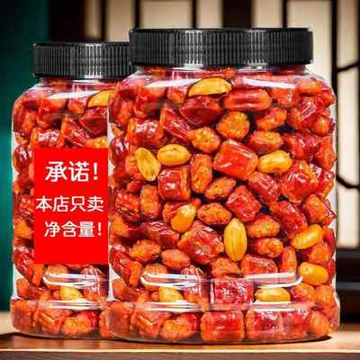 香辣脆花生米下饭菜好吃的麻辣休闲食品干吃辣椒段香辣酥脆罐装