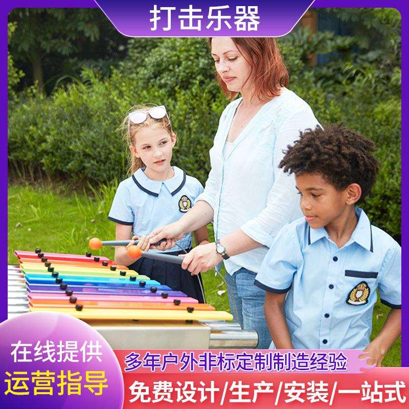 户外大型打击乐器幼儿园不锈钢敲琴玩具非标定制儿童八音敲琴