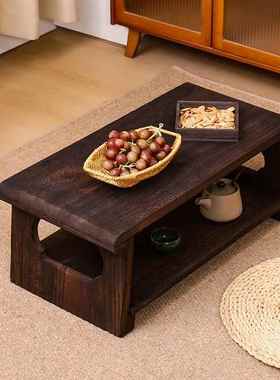实木榻榻米飘窗小桌子茶家台日式炕几阳台桌几子茶桌用小茶桌aaas