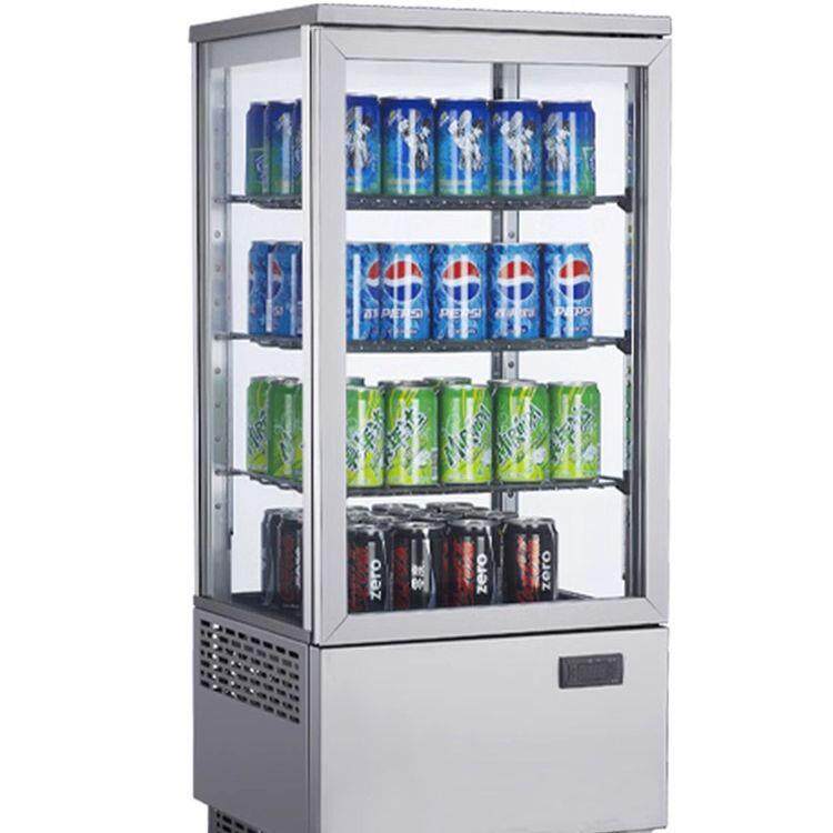 瑞锋冷藏台式饮料展示柜水果蛋糕熟食玻璃冷柜不锈钢风冷保鲜柜