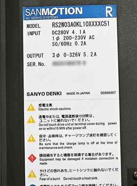 RS2感W038AOKL保10XXXXC51+R2AA60758B100FXHGM发那科应器质量证