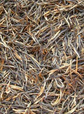滇红茶原料 云南红茶 经 典58一芽一叶松针蜜香红茶银针直条茶叶