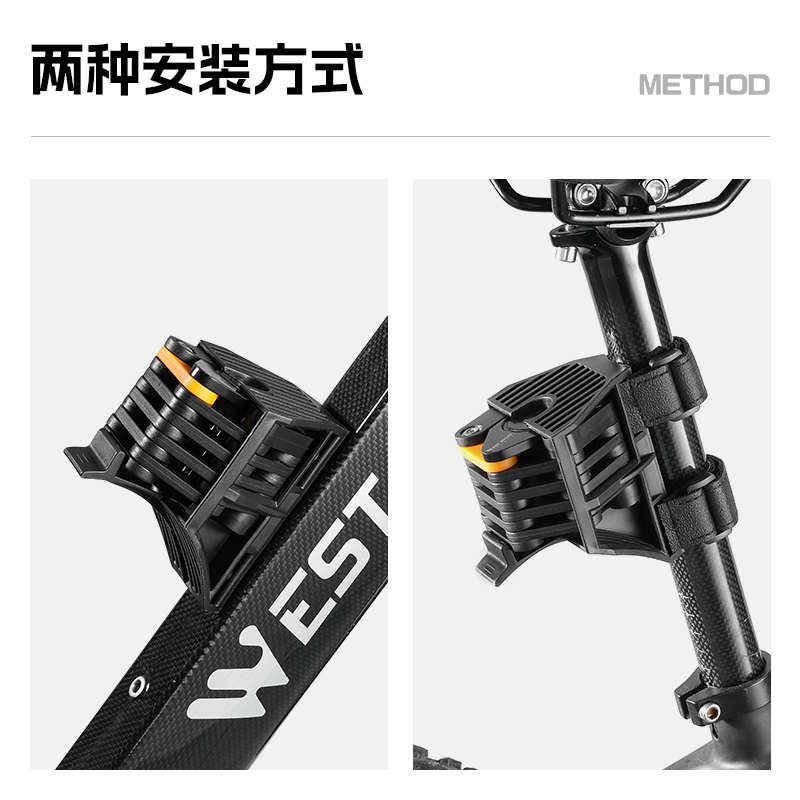 西骑者自行车锁防盗密码锁山地车链条锁电动车单车折叠魔方汉堡锁