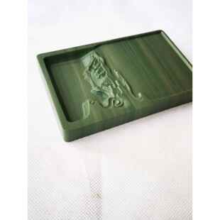 高档砚石石松花笔砚石长白山天池坑砚原石老松花砚石墨海石实用砚