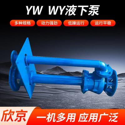 液下泵立式清淤泥浆泵无堵塞大流量污水泵河道清淤液下渣浆泵