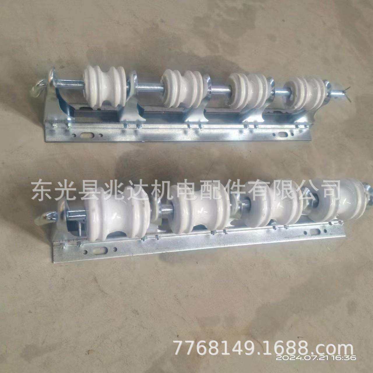 电力低压走线街码 架线器2线4线 镀锌角码绝缘子瓷瓶固定支架架线