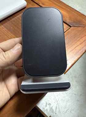 适用水果15w无线充支架 懒人铝合金底座支架 黑白色随机发