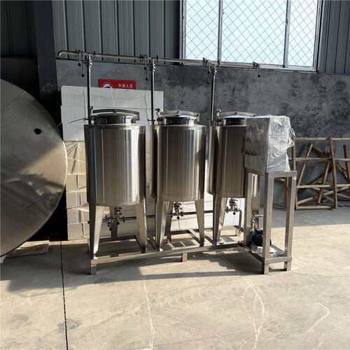 CIP清洗罐 不锈钢酸奶线清洗系统 密封性好清洗系统 原地清洗