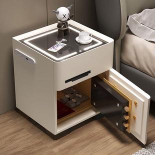 智能床头奢柜BOW家用卧轻室保险险柜一体主卧收纳柜小型保箱密码