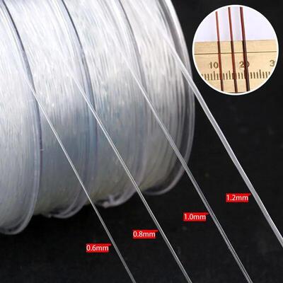 DIY Clear Crystal Bracelet Rope Elastic Thread Beaded