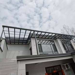 铝合金雨棚家用农村户外防雨院子庭院雨搭遮雨阳光棚别墅阳台屋檐