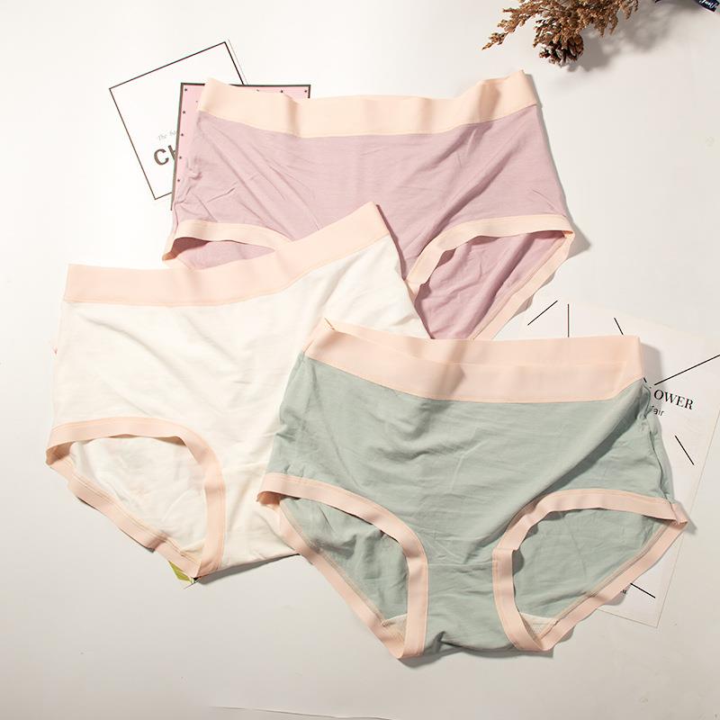 Womens plus size modal panties mulberry silk crotch fat
